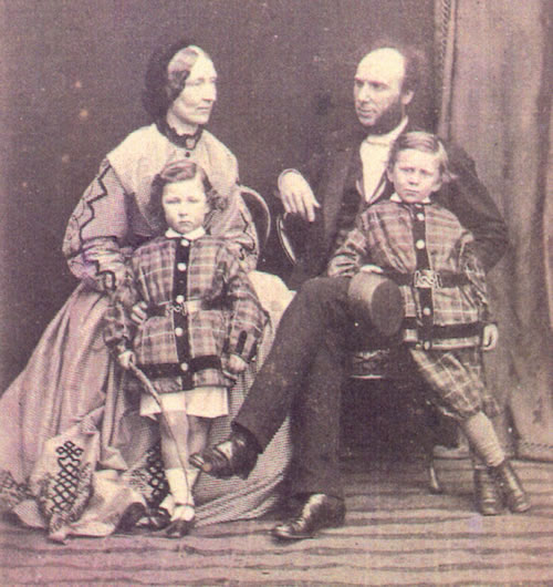 Frederick & Mary Carter and two of their children